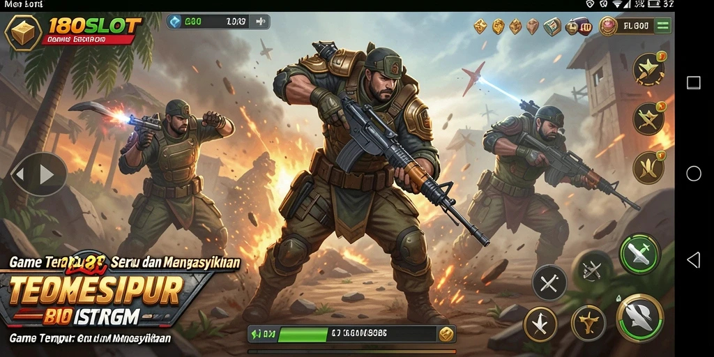 Gameplay seru 180SLOT dengan aksi tempur yang mendebarkan.