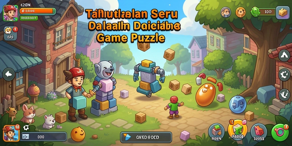 Tampilan gameplay seru dan menantang dari 62IDN.