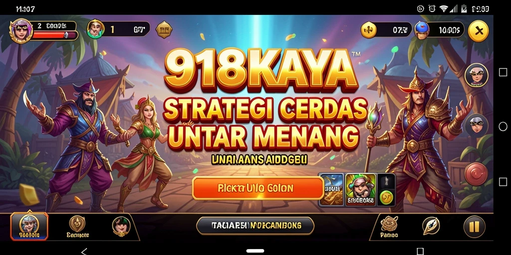 Screenshot gameplay 918KAYA yang menunjukkan strategi tempur.