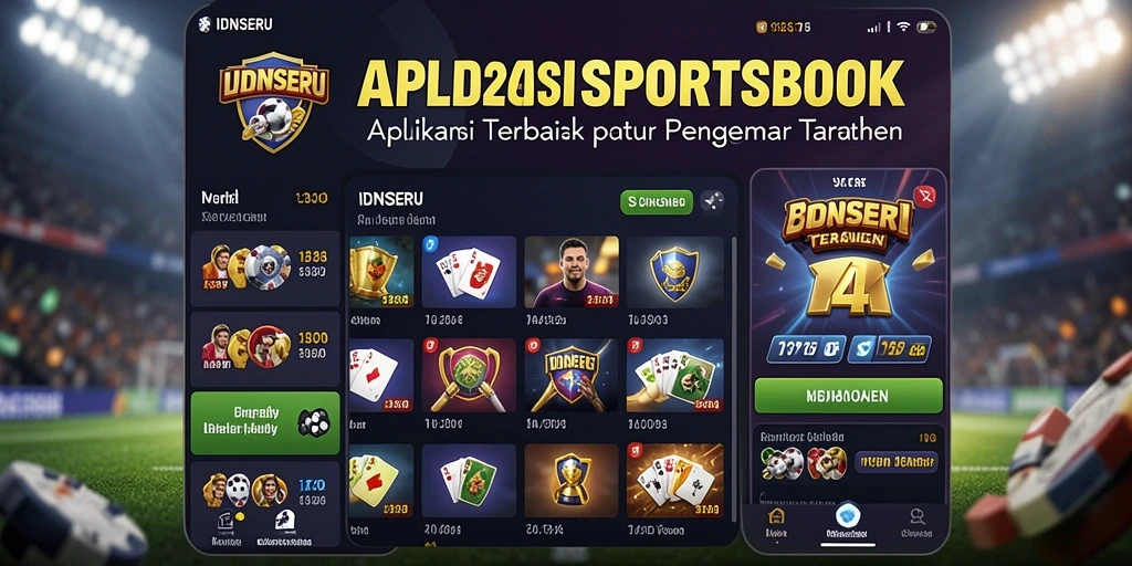 Tampilan gameplay Sportsbook dari aplikasi IDNSERU.