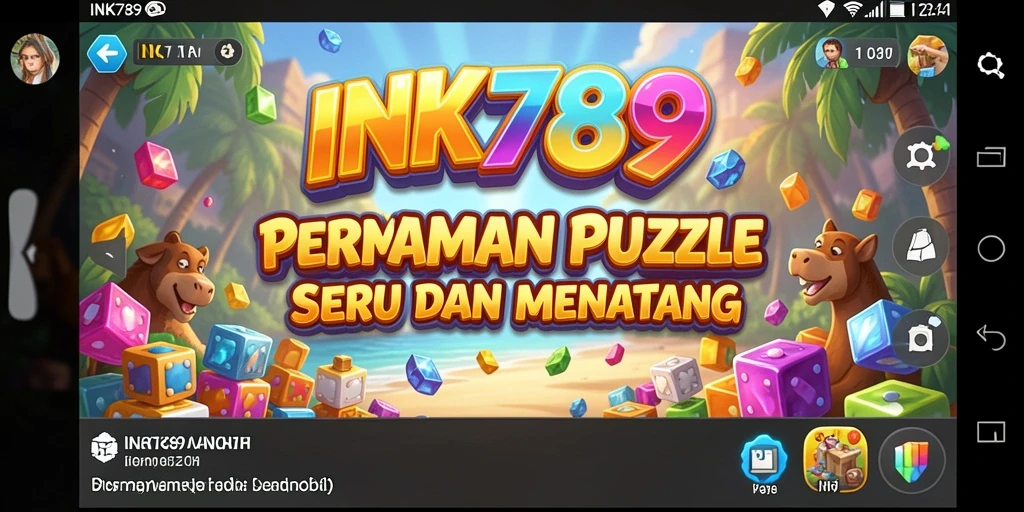Tampilan gameplay INK789 yang menarik dalam tantangan puzzle.