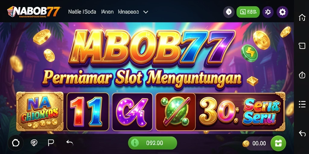 Tampilan gameplay Slot yang menarik dan menyenangkan di NABOB77.