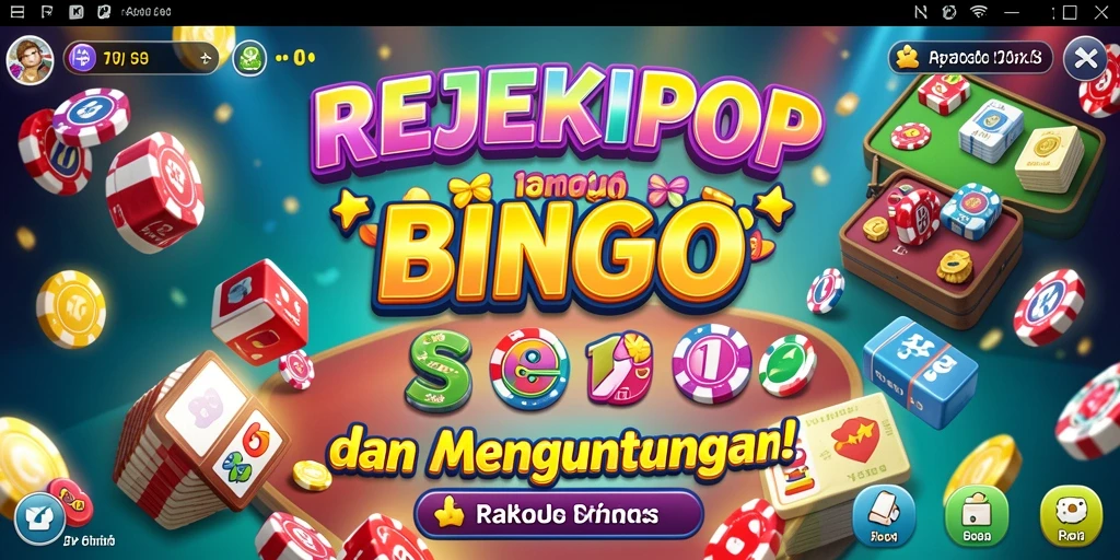 Tampilan gameplay seru dari REJEKIPOP dengan Bingo yang menantang.