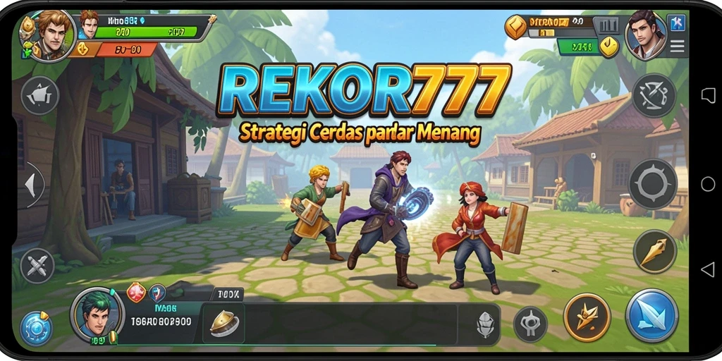 Tampilan gameplay strategi intensif di REKOR777.