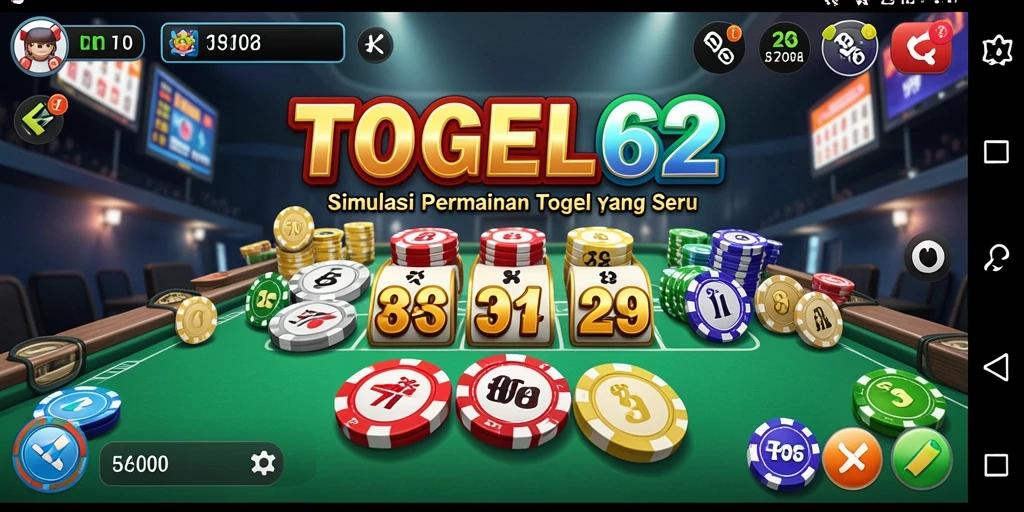 Gambaran permainan TOGEL62 dengan grafik menarik dan fitur interaktif.