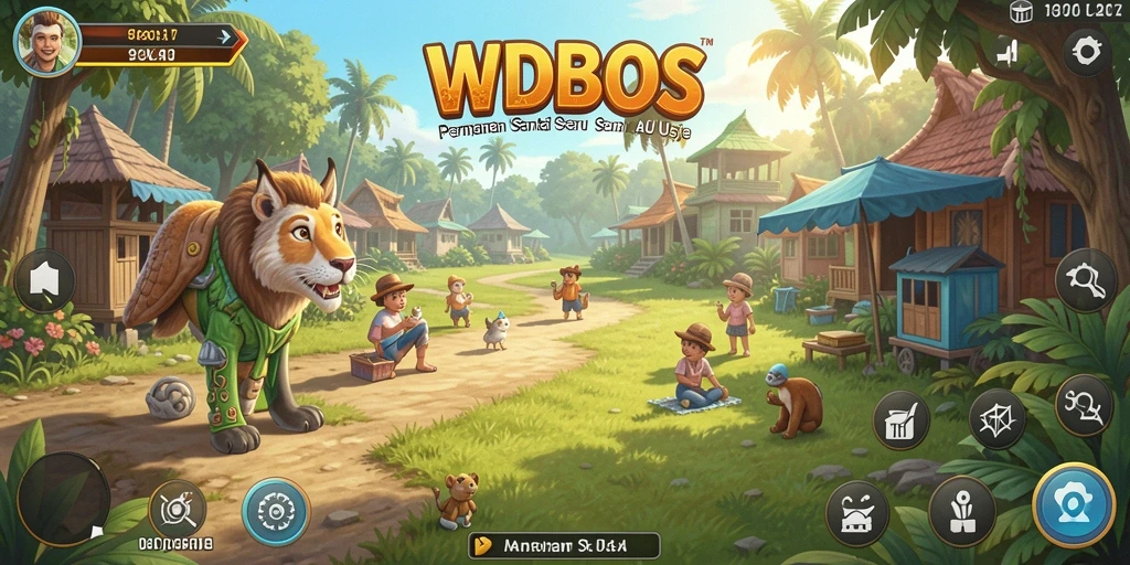 Gameplay seru dan menyenangkan dari WDBOS dengan tampilan grafis yang cerah.